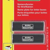 Replacement name window for all Burg-Wächter mailboxes